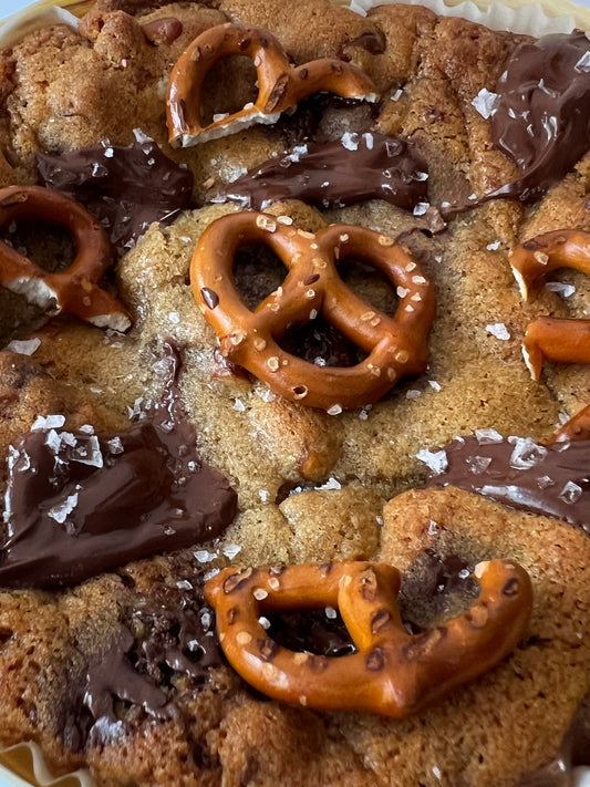Salted Caramel Pretzel Cookie Tin