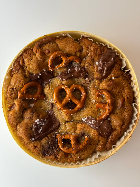 Salted Caramel Pretzel Cookie Tin