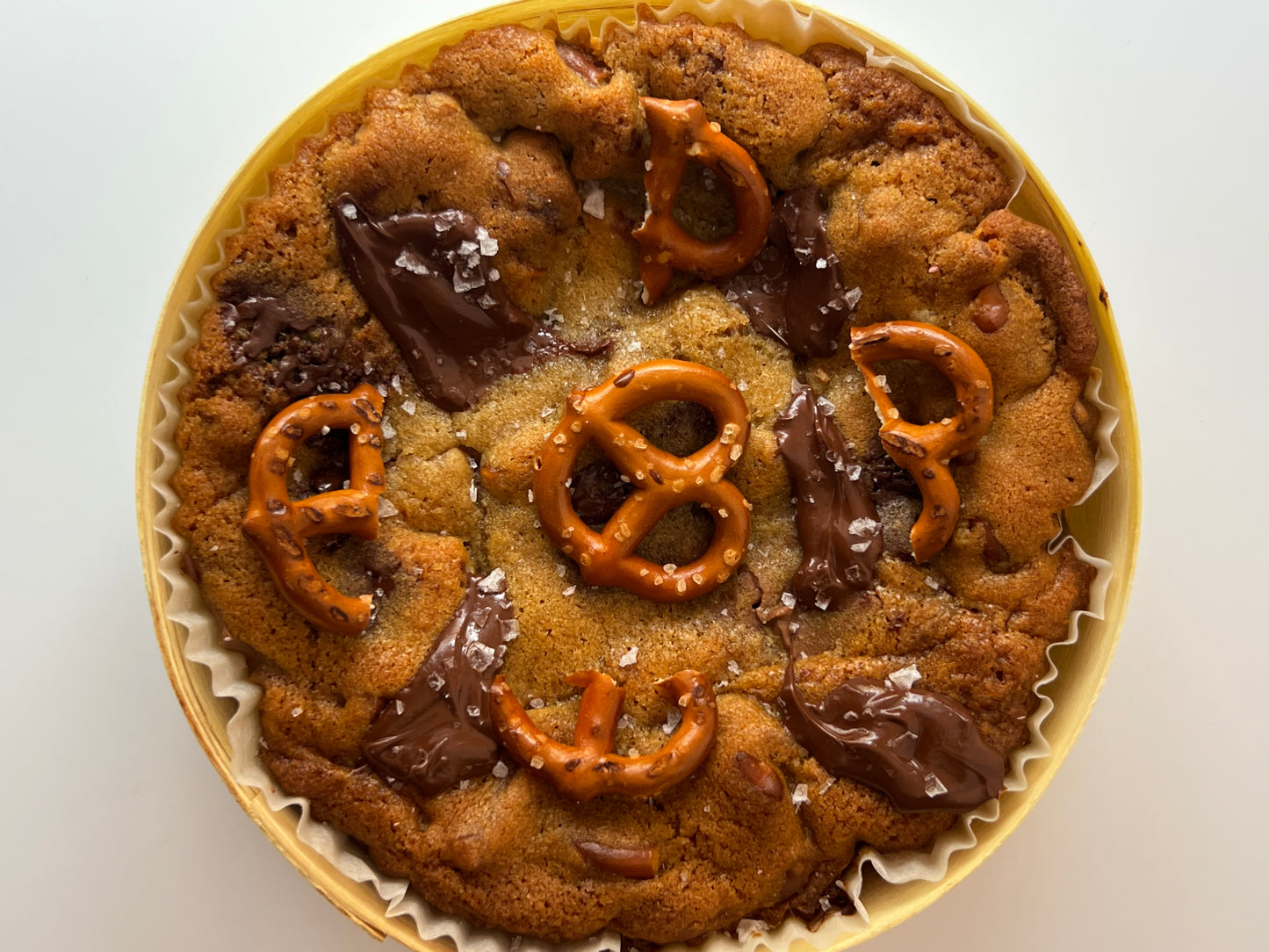 Salted Caramel Pretzel Cookie Tin